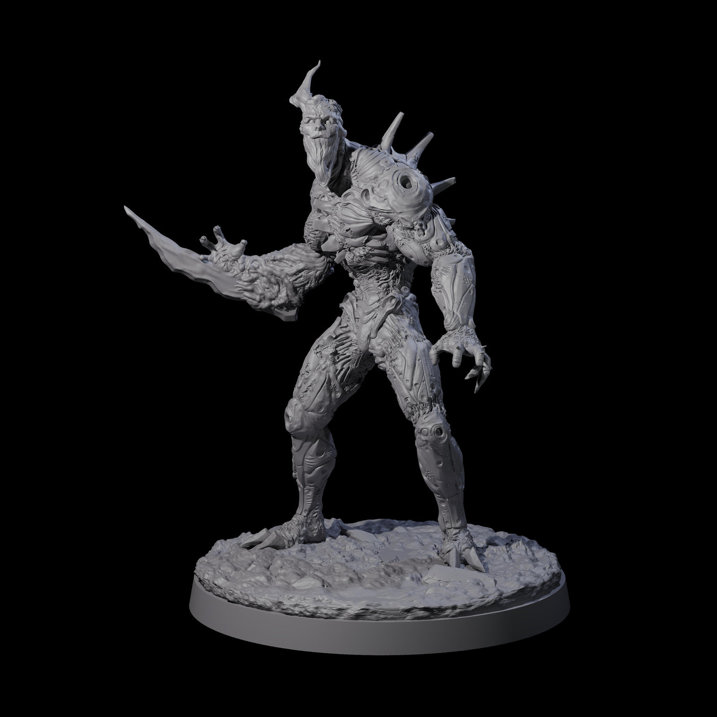 Three Barky Hive Guardians Miniature for Dungeons and Dragons, Pathfinder or other TTRPGs