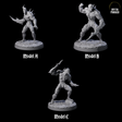 Three Barky Hive Guardians Miniature for Dungeons and Dragons, Pathfinder or other TTRPGs