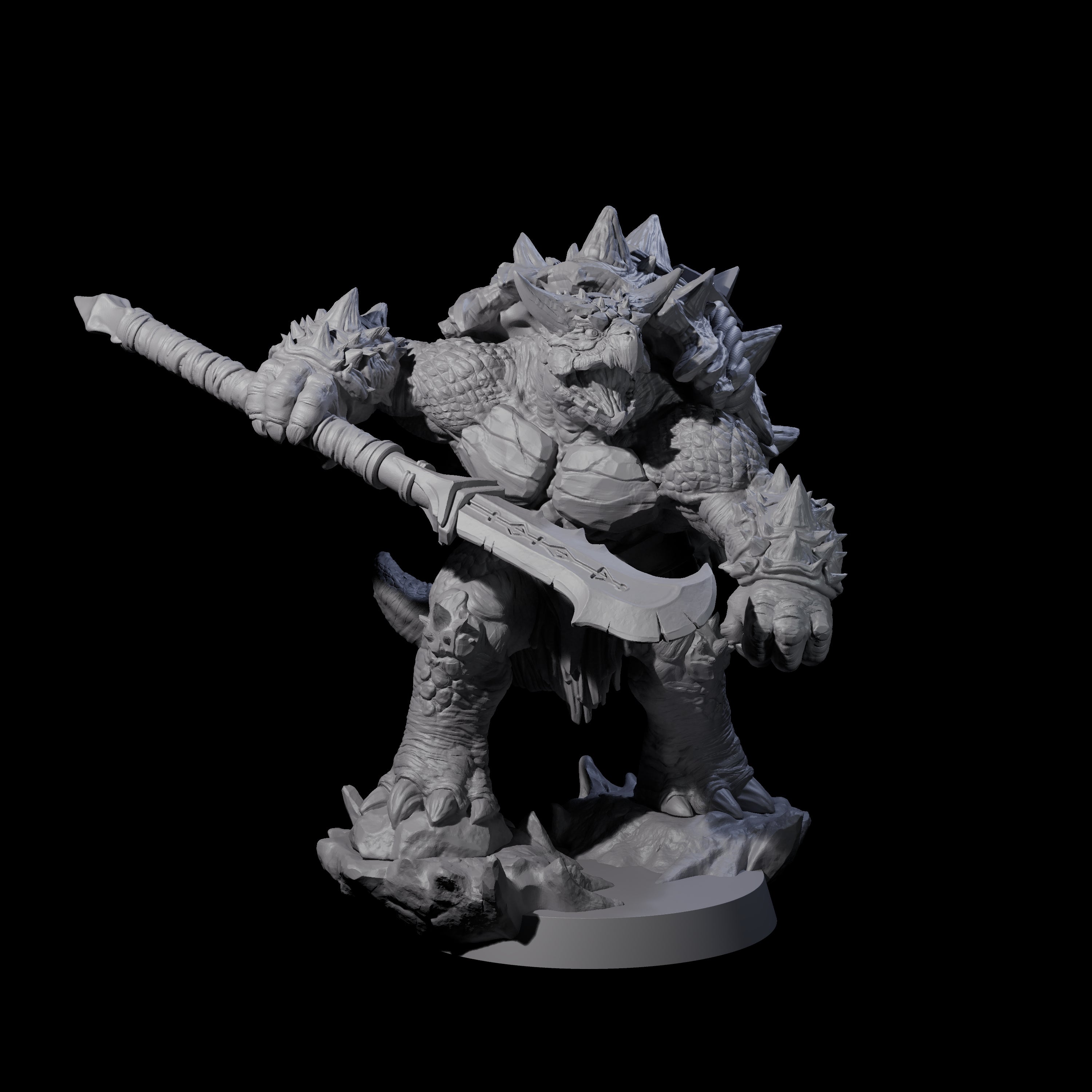 Three Beefy Tortle Warriors Miniature for Dungeons and Dragons, Pathfinder or other TTRPGs