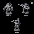 Three Beefy Tortle Warriors Miniature for Dungeons and Dragons, Pathfinder or other TTRPGs
