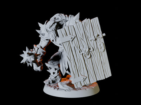 Three Bugbears Miniature for Dungeons and Dragons, Pathfinder or other TTRPGs
