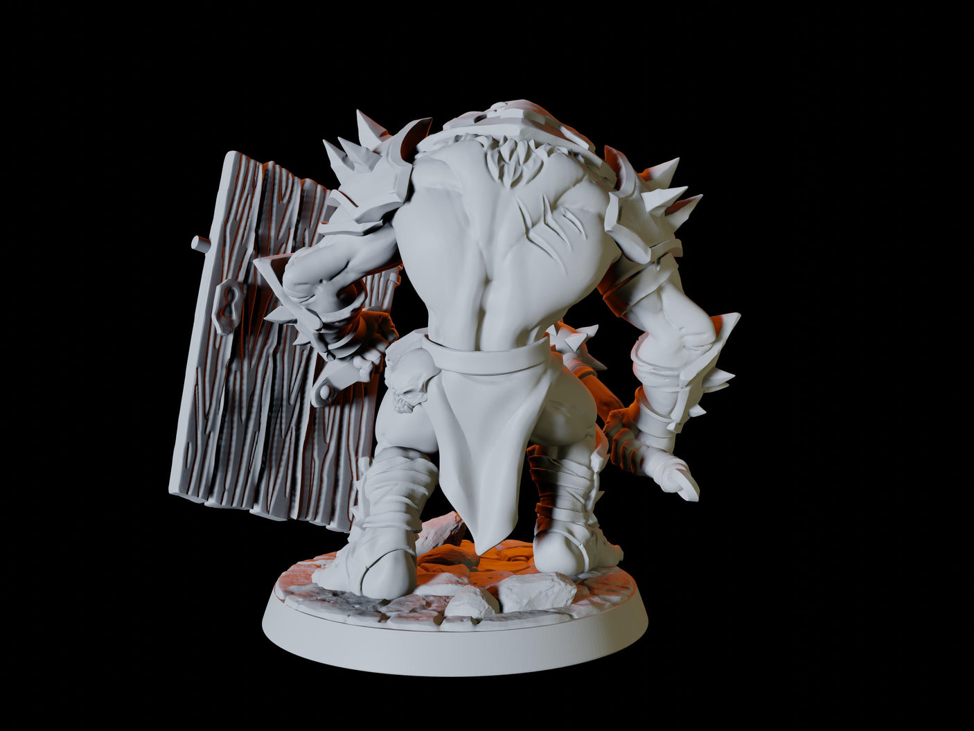 Three Bugbears Miniature for Dungeons and Dragons, Pathfinder or other TTRPGs