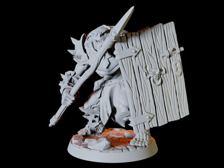 Three Bugbears Miniature for Dungeons and Dragons, Pathfinder or other TTRPGs