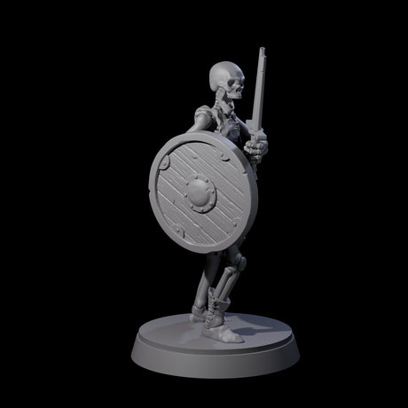 Three Civilian Skeletons Miniature for Dungeons and Dragons, Pathfinder or other TTRPGs