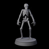 Three Clattering Classic Skeletons Miniature for Dungeons and Dragons, Pathfinder or other TTRPGs