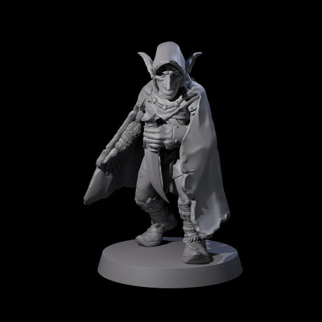 Three Cloaked Goblin Assassins Miniature for Dungeons and Dragons, Pathfinder or other TTRPGs