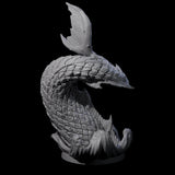 Three Crashing Sea Monster Tails Miniature for Dungeons and Dragons, Pathfinder or other TTRPGs