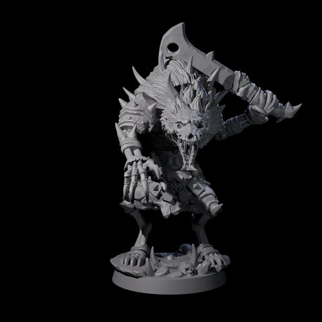Three Creaking Gnoll Witherlings Miniature for Dungeons and Dragons, Pathfinder or other TTRPGs