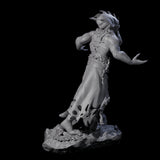 Three Crouching Mind Flayer Warriors Miniature for Dungeons and Dragons, Pathfinder or other TTRPGs