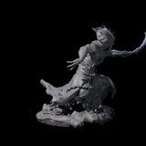 Three Crouching Mind Flayer Warriors Miniature for Dungeons and Dragons, Pathfinder or other TTRPGs