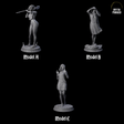 Three Cthulhu Heroines Miniature for Dungeons and Dragons, Pathfinder or other TTRPGs