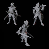 Three Cultists Miniature for Dungeons and Dragons, Pathfinder or other TTRPGs