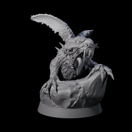 Three Cursed Wererabbits Miniature for Dungeons and Dragons, Pathfinder or other TTRPGs