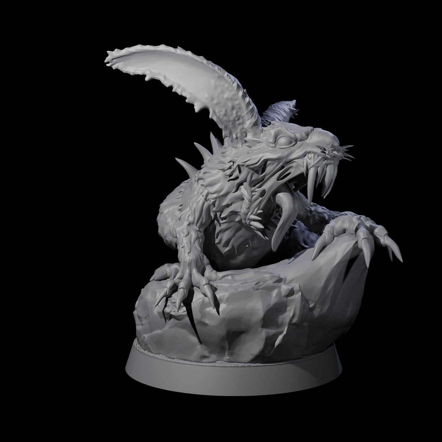 Three Cursed Wererabbits Miniature for Dungeons and Dragons, Pathfinder or other TTRPGs