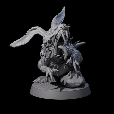 Three Cursed Wererabbits Miniature for Dungeons and Dragons, Pathfinder or other TTRPGs