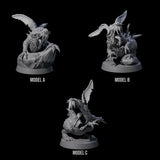 Three Cursed Wererabbits Miniature for Dungeons and Dragons, Pathfinder or other TTRPGs