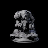 Three Disgusting Troglodytes Miniature for Dungeons and Dragons, Pathfinder or other TTRPGs