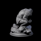 Three Disgusting Troglodytes Miniature for Dungeons and Dragons, Pathfinder or other TTRPGs