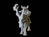 Three Dwarf Goat Riders Miniature for Dungeons and Dragons, Pathfinder or other TTRPGs
