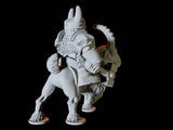 Three Dwarf Goat Riders Miniature for Dungeons and Dragons, Pathfinder or other TTRPGs