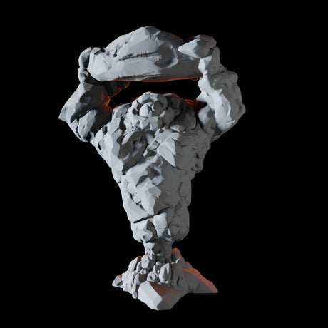 Three Earth Elementals Miniature for Dungeons and Dragons, Pathfinder or other TTRPGs