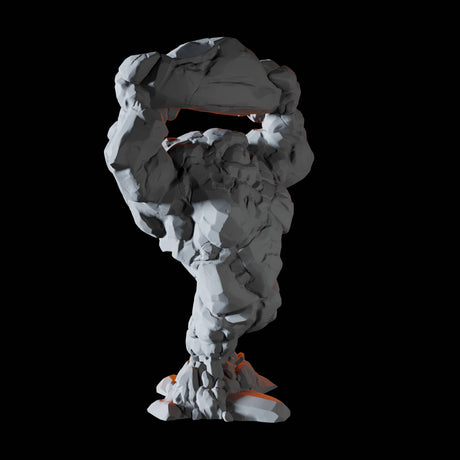 Three Earth Elementals Miniature for Dungeons and Dragons, Pathfinder or other TTRPGs