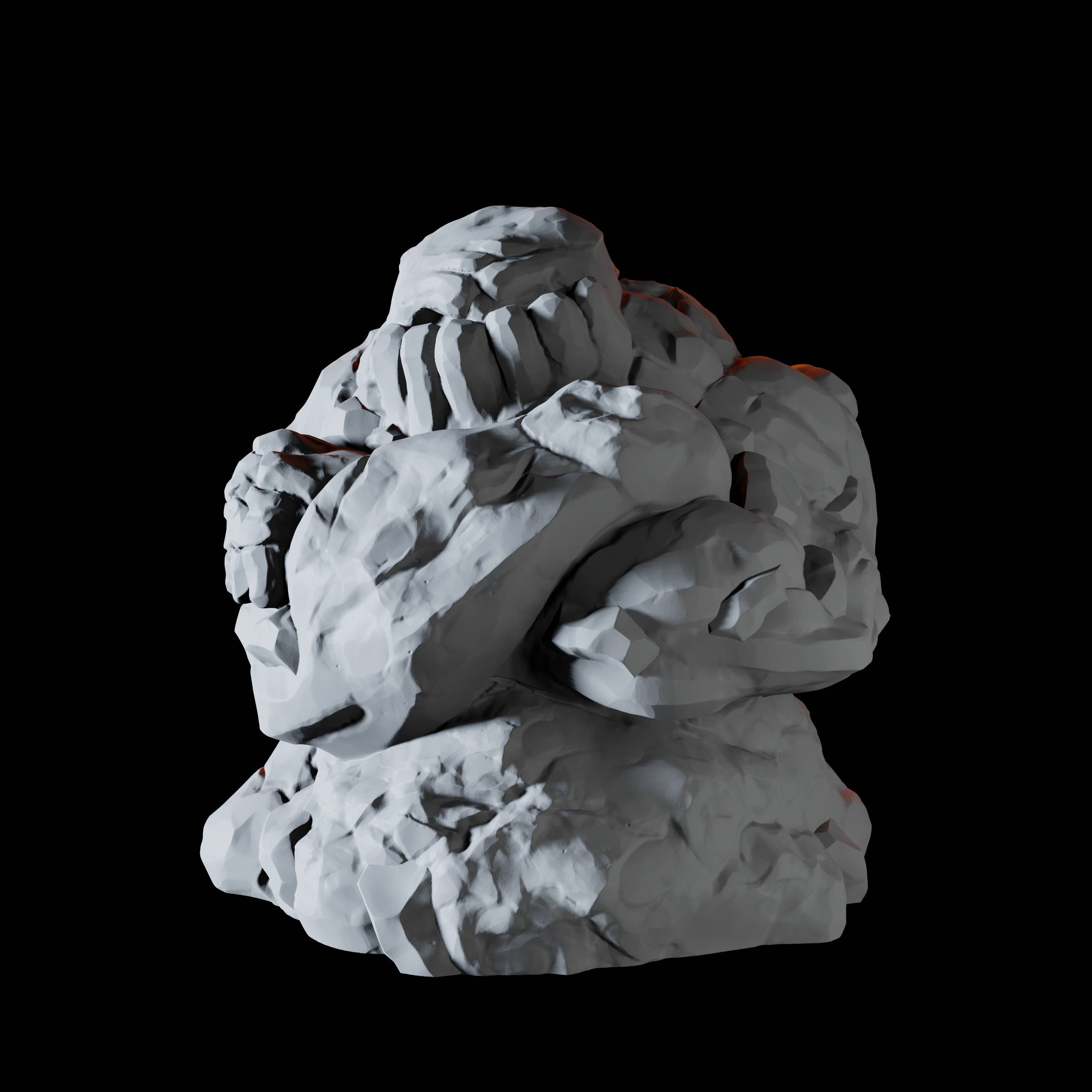 Three Earth Elemental Miniatures for Dungeons and Dragons - Myth Forged