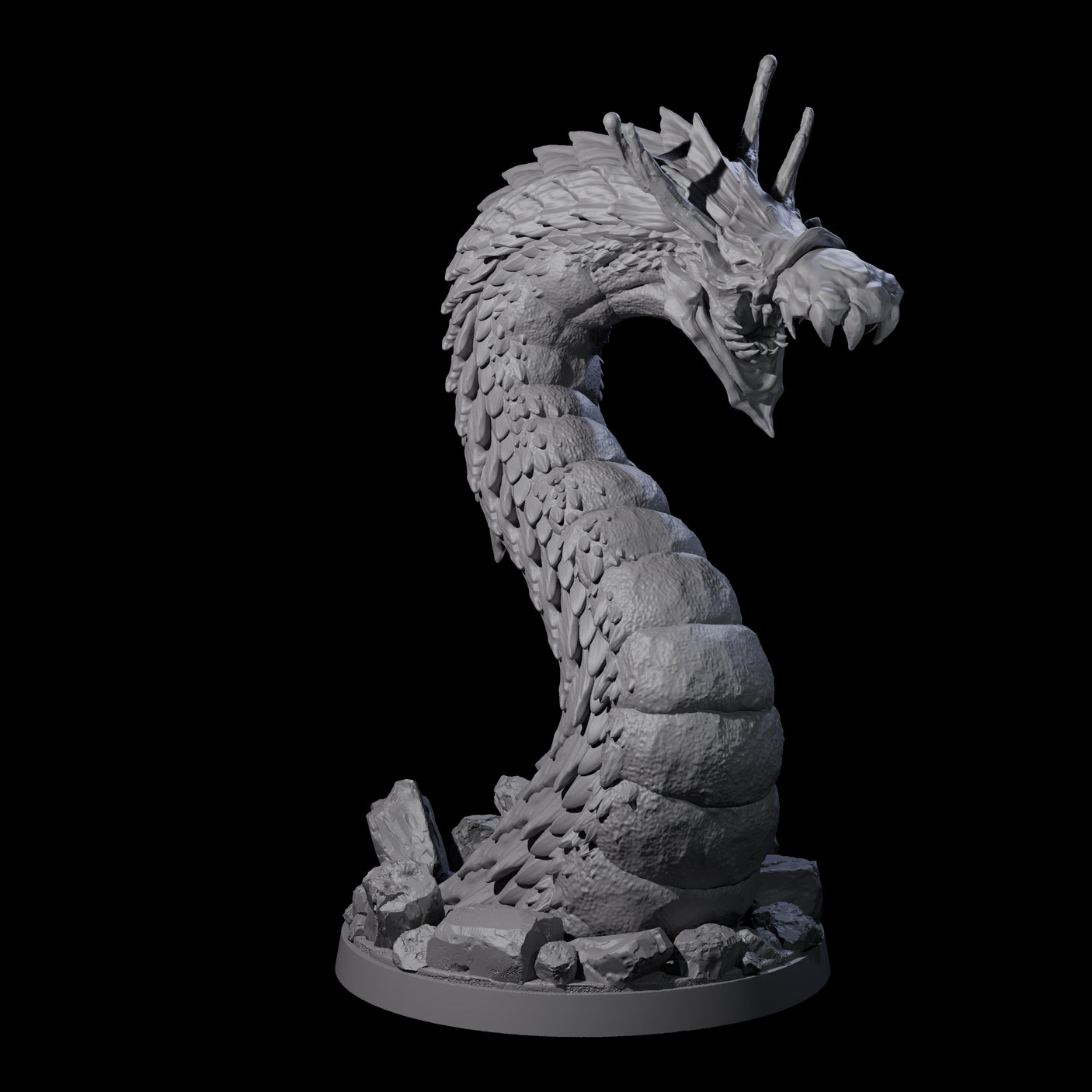 Three Emerging Purple Worms Miniature for Dungeons and Dragons, Pathfinder or other TTRPGs