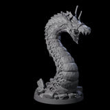 Three Emerging Purple Worms Miniature for Dungeons and Dragons, Pathfinder or other TTRPGs