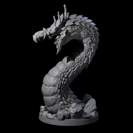 Three Emerging Purple Worms Miniature for Dungeons and Dragons, Pathfinder or other TTRPGs