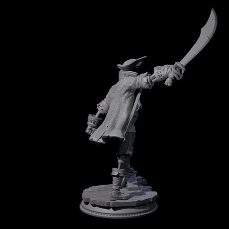 Three Falling Apart Pirate Skeleton Scallywags Miniature for Dungeons and Dragons, Pathfinder or other TTRPGs