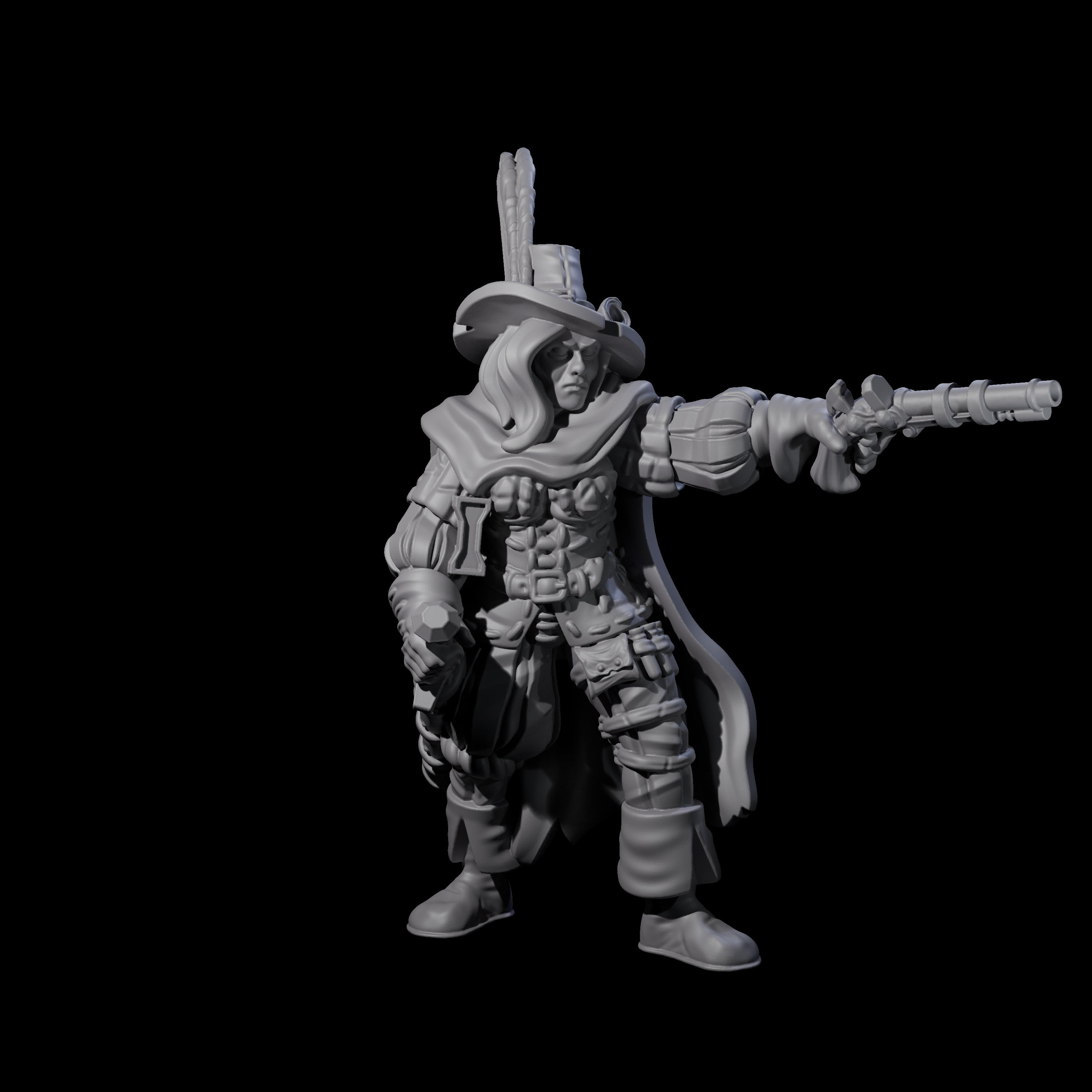 Three Female Inquisition Hunters Miniature for Dungeons and Dragons, Pathfinder or other TTRPGs