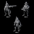 Three Female Inquisition Hunters Miniature for Dungeons and Dragons, Pathfinder or other TTRPGs