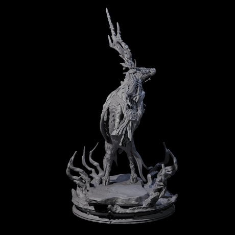 Three Feral Stag Druids Miniature for Dungeons and Dragons, Pathfinder or other TTRPGs