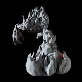 Three Fire Elementals Miniature for Dungeons and Dragons, Pathfinder or other TTRPGs
