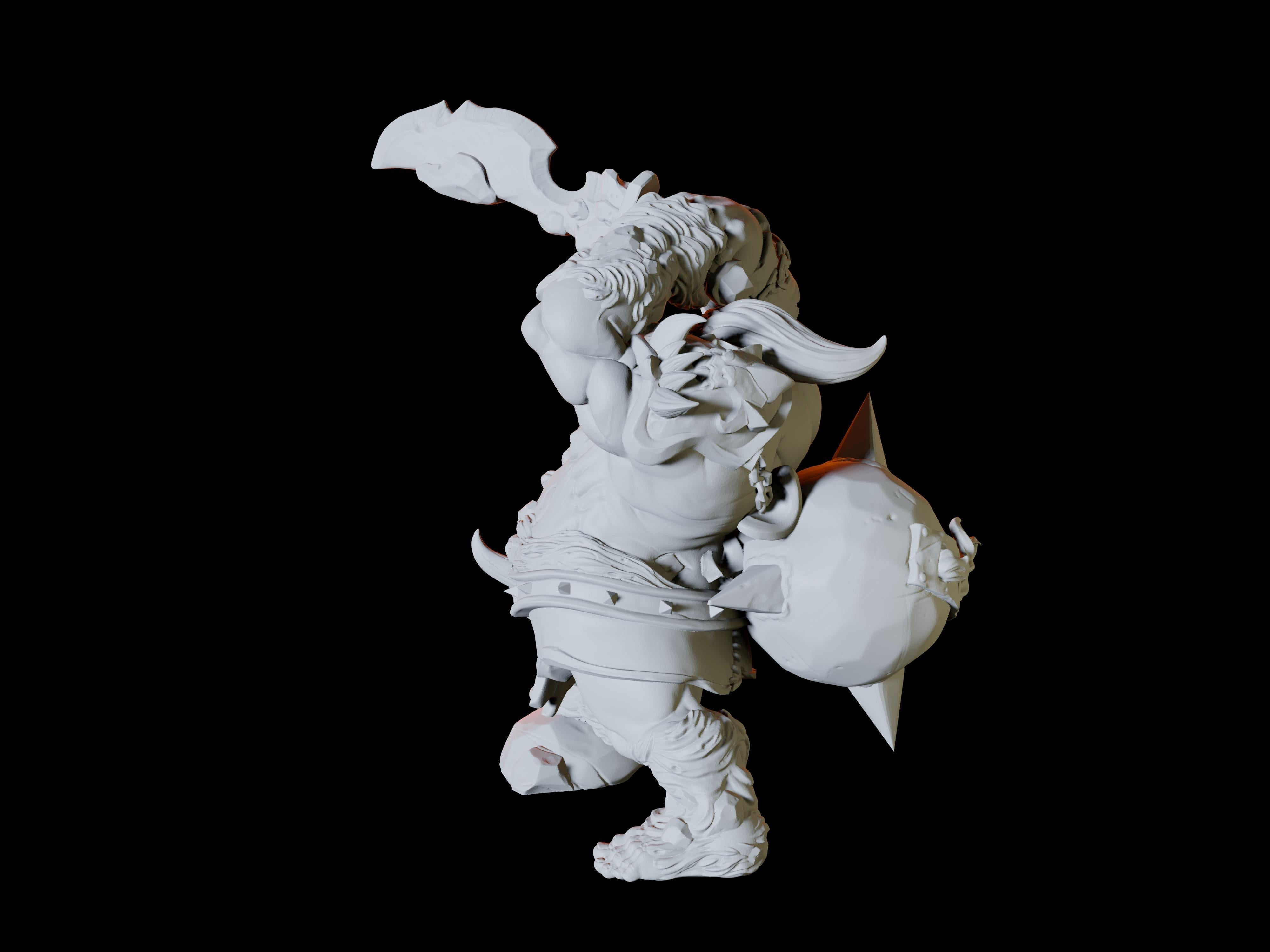 Three Fire Giant Miniatures for Dungeons and Dragons - Myth Forged