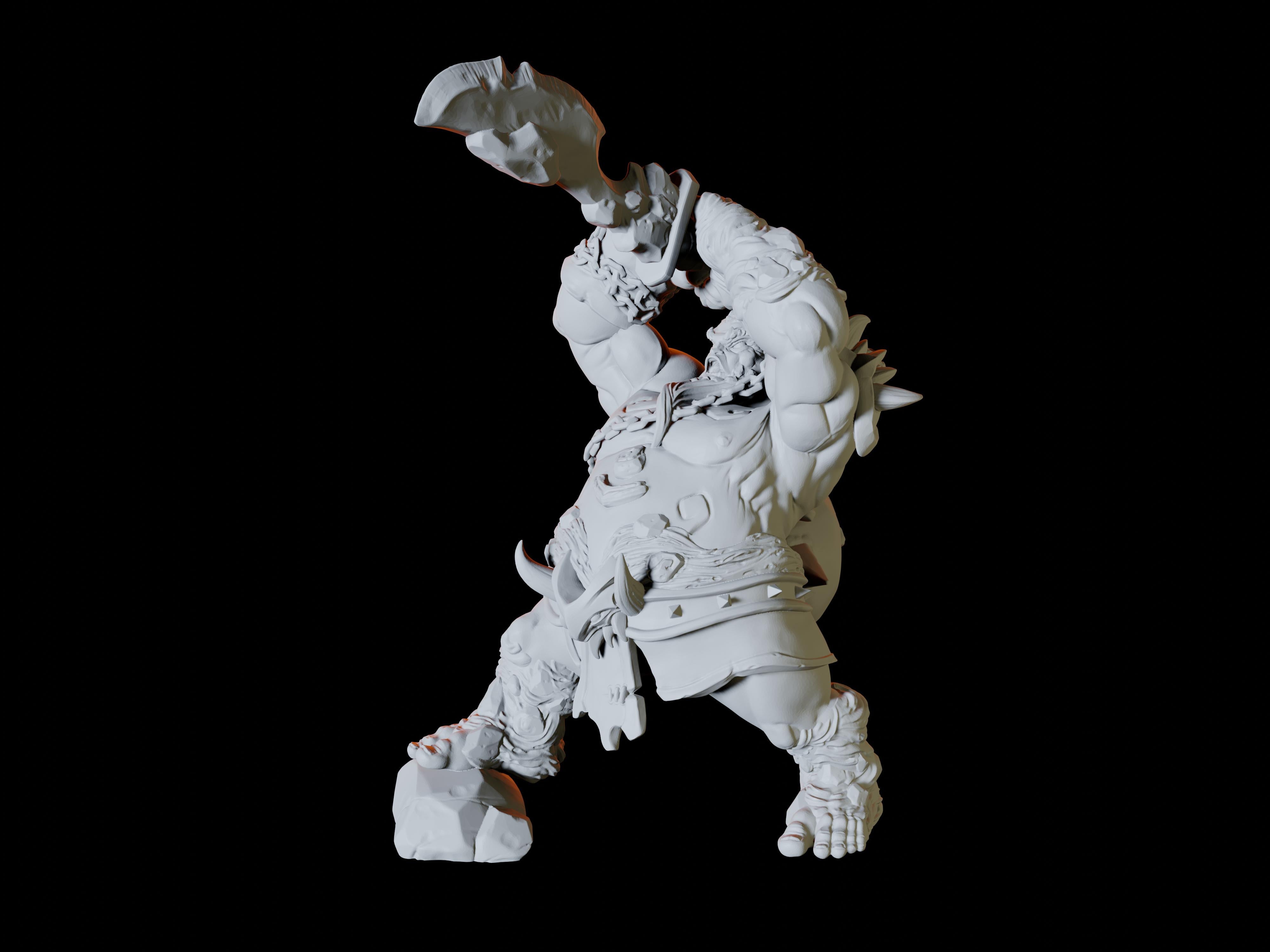 Three Fire Giant Miniatures for Dungeons and Dragons - Myth Forged