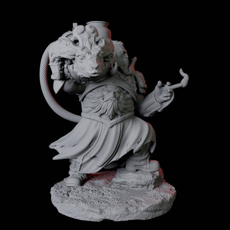 Three Flamethrower Soldiers Miniature for Dungeons and Dragons, Pathfinder or other TTRPGs