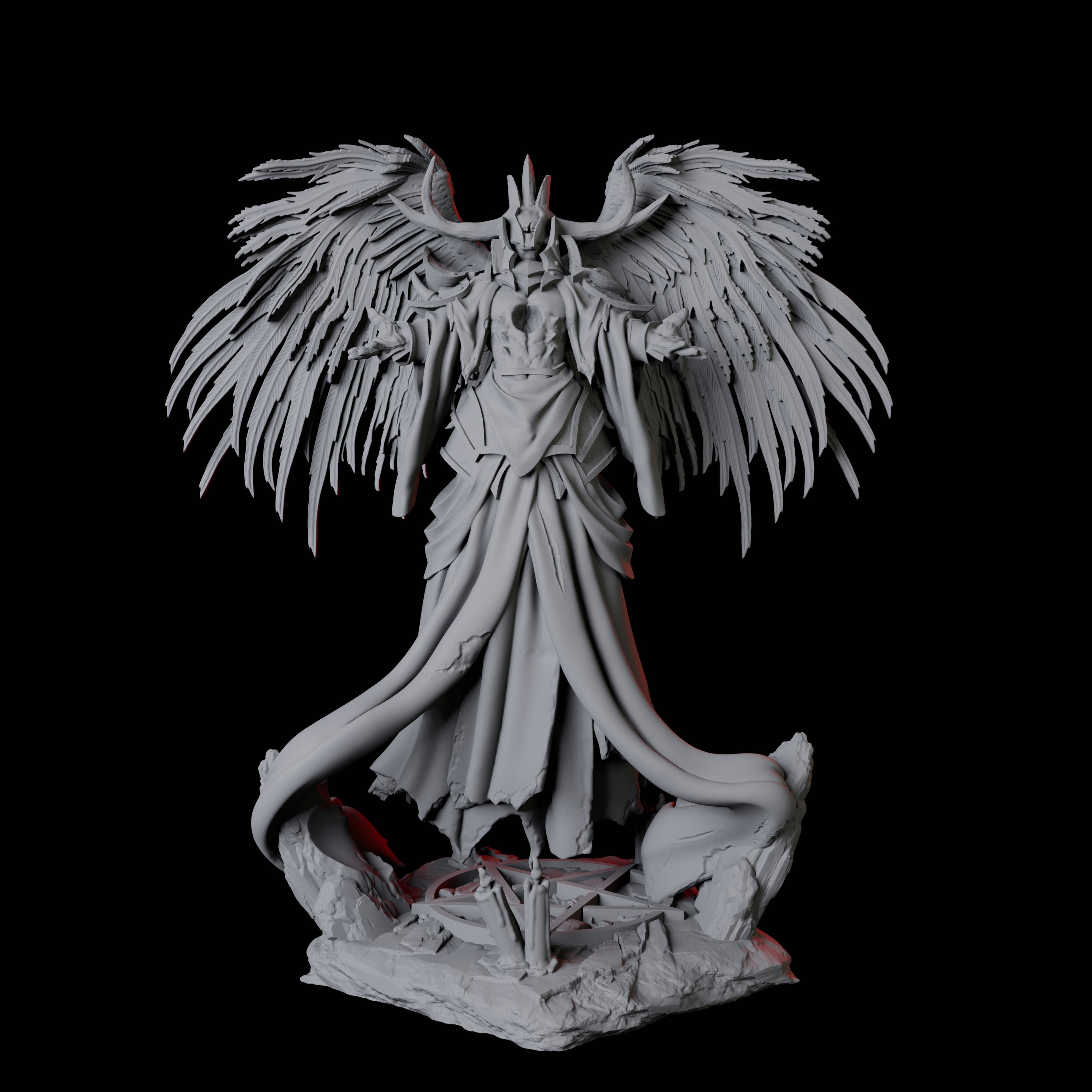 Three Floating Executioner Devils Miniature for Dungeons and Dragons, Pathfinder or other TTRPGs