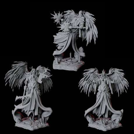 Three Floating Executioner Devils Miniature for Dungeons and Dragons, Pathfinder or other TTRPGs