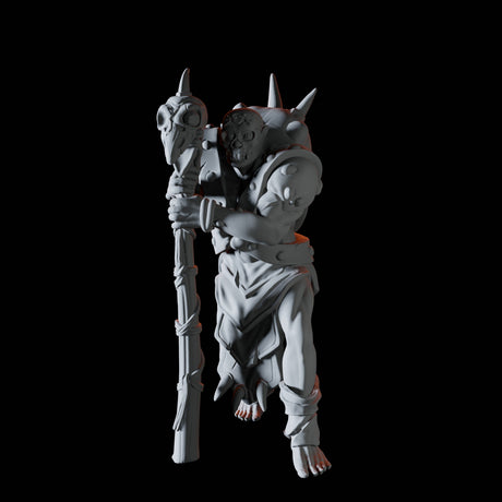 Three Fomorian Mages Miniature for Dungeons and Dragons, Pathfinder or other TTRPGs