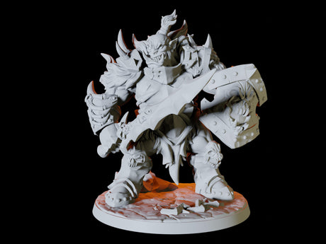 Three Frost Ogres Miniature for Dungeons and Dragons, Pathfinder or other TTRPGs