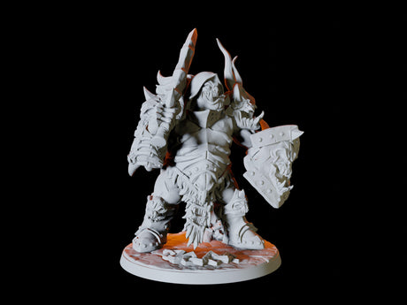 Three Frost Ogres Miniature for Dungeons and Dragons, Pathfinder or other TTRPGs