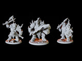 Three Frost Ogres Miniature for Dungeons and Dragons, Pathfinder or other TTRPGs