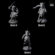 Three Galloping Goblin Riders Miniature for Dungeons and Dragons, Pathfinder or other TTRPGs