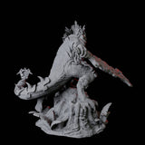 Three Gargantuan Lizardfolk Warriors Miniature for Dungeons and Dragons, Pathfinder or other TTRPGs