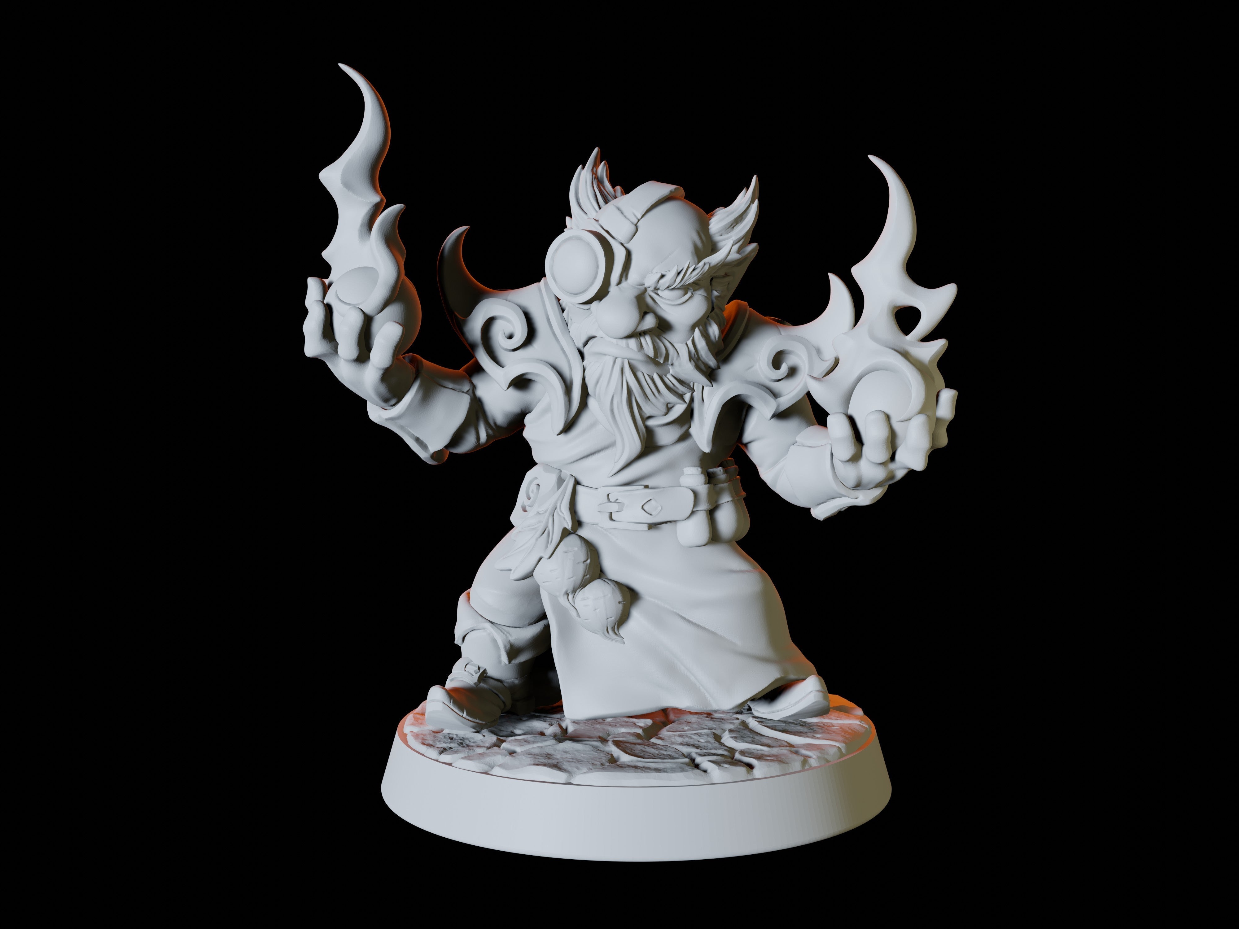 Three Gnome Adventurers Miniature for Dungeons and Dragons - Myth Forged