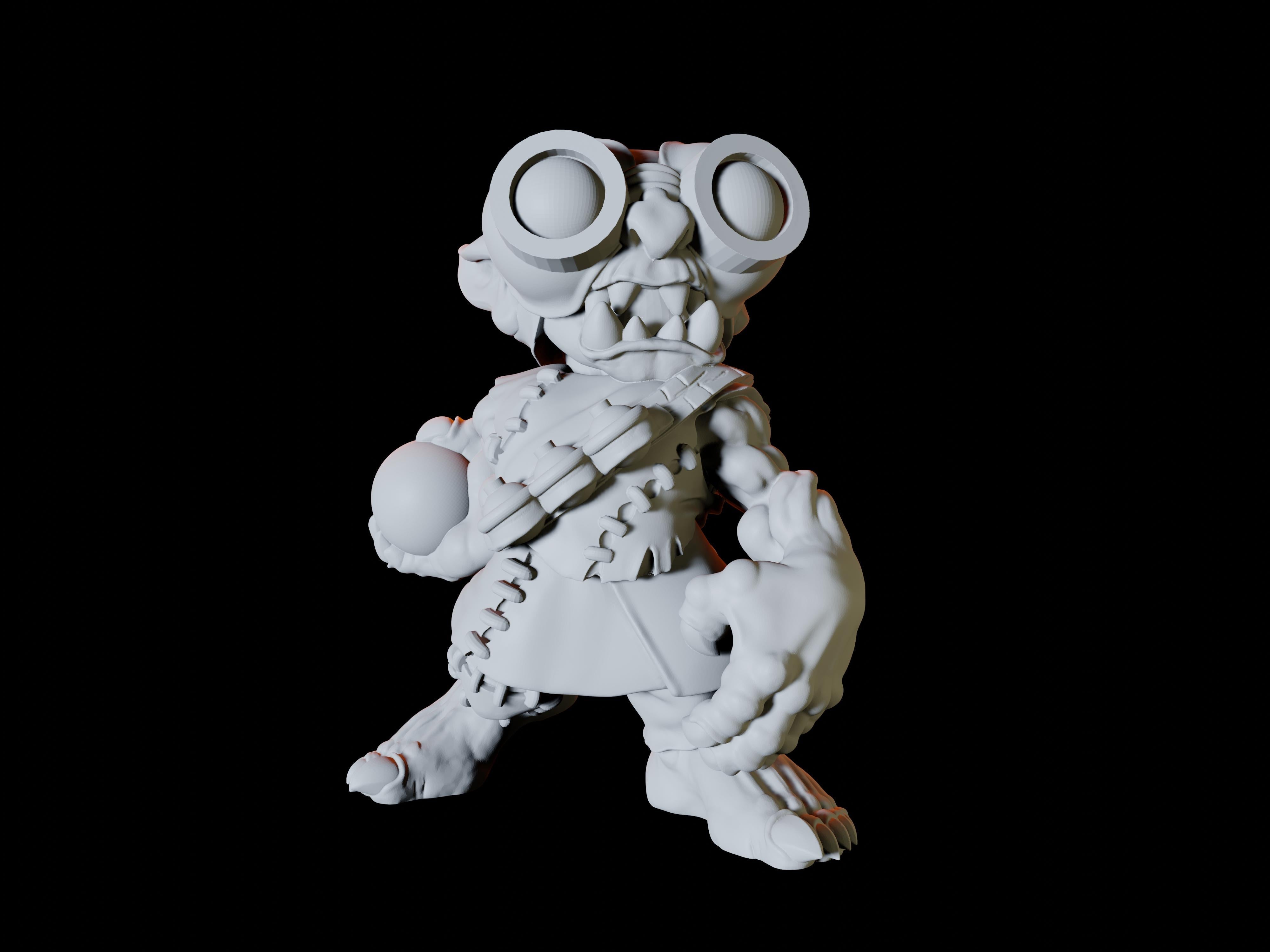 Three Goblin Engineer Miniatures for Dungeons and Dragons - Myth Forged