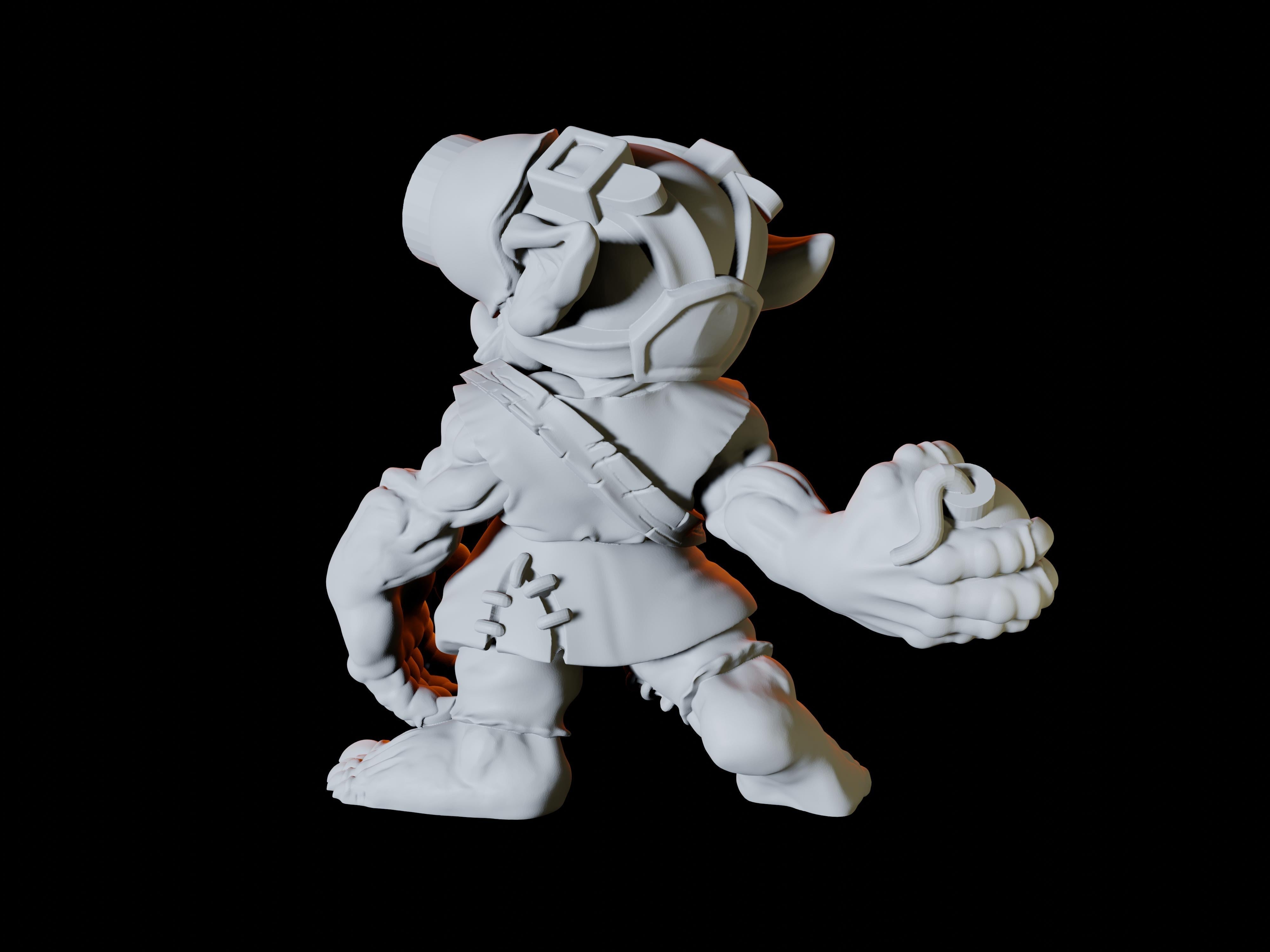 Three Goblin Engineer Miniatures for Dungeons and Dragons - Myth Forged