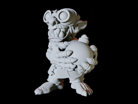 Three Goblin Engineers Miniature for Dungeons and Dragons, Pathfinder or other TTRPGs